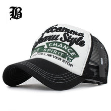 Load image into Gallery viewer, [FLB] 5 panels embroidery summer baseball cap mesh cap Gorras Hombre hats Hip Hop Caps Dad casquette hats For Men Women