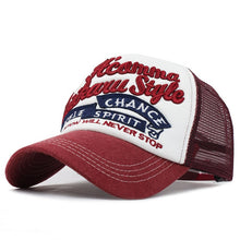 Load image into Gallery viewer, [FLB] 5 panels embroidery summer baseball cap mesh cap Gorras Hombre hats Hip Hop Caps Dad casquette hats For Men Women
