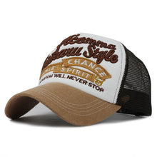 Load image into Gallery viewer, [FLB] 5 panels embroidery summer baseball cap mesh cap Gorras Hombre hats Hip Hop Caps Dad casquette hats For Men Women