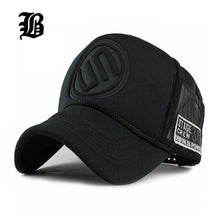 Load image into Gallery viewer, [FLB] 2019 Hip Hop Black leopard Print Curved Baseball Caps Summer Mesh Snapback Hats For Women Men casquette Trucker Cap