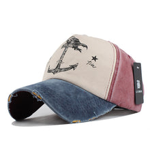 Load image into Gallery viewer, [FLB] 5 panel hip hop snapback hats couples hat Man Woman pure cotton baseball caps do old pirate ship anchor gorras wash cap
