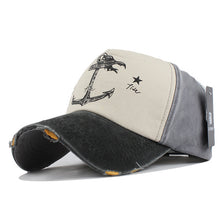 Load image into Gallery viewer, [FLB] 5 panel hip hop snapback hats couples hat Man Woman pure cotton baseball caps do old pirate ship anchor gorras wash cap