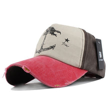 Load image into Gallery viewer, [FLB] 5 panel hip hop snapback hats couples hat Man Woman pure cotton baseball caps do old pirate ship anchor gorras wash cap