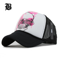 Load image into Gallery viewer, [FLB] 12 Styles 2018 Unisex Acrylic 5 panels Adjustable Baseball Cap Summer mesh caps Snapback Baseball Cap Men Fitted Hats Caps