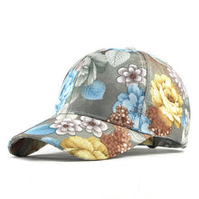Load image into Gallery viewer, [FLB] Baseball cap Flowers Cotton cap Snapback Hats for Men Women Caps Casquette Hats Floral Embroidery Cap Bone F186